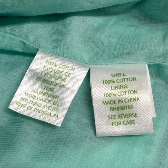 Lily Pulitzer Penelope Poolside Blue Shift, Size 2 - Picture 7 of 8